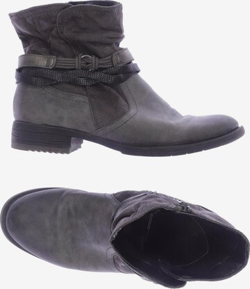 JANA Dress Boots in 39 in Grey: front