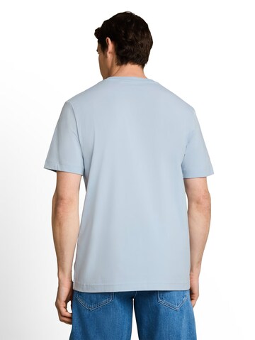 TOM TAILOR T-Shirt mit Print in Blau