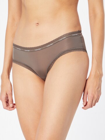 Slip de la Calvin Klein Underwear pe maro: față