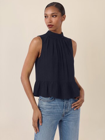 APART Blusetop in Blau: Vorderseite