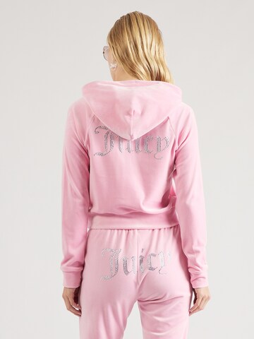 Juicy Couture Tepláková bunda 'MADISON' - ružová