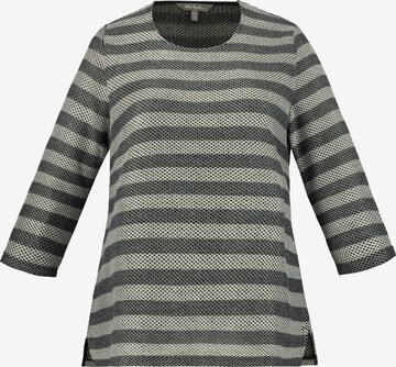 Ulla Popken Sweatshirt in Blauw: voorkant