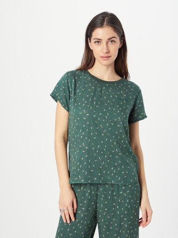 Tricou 'Springs' de la mazine pe verde: față