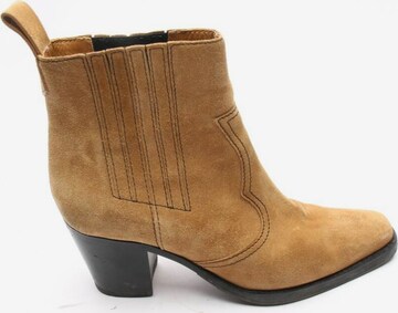 GANNI Dress Boots in 39 in Brown: front