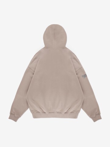 Prosto Sweatshirt 'Football Fan' in Beige