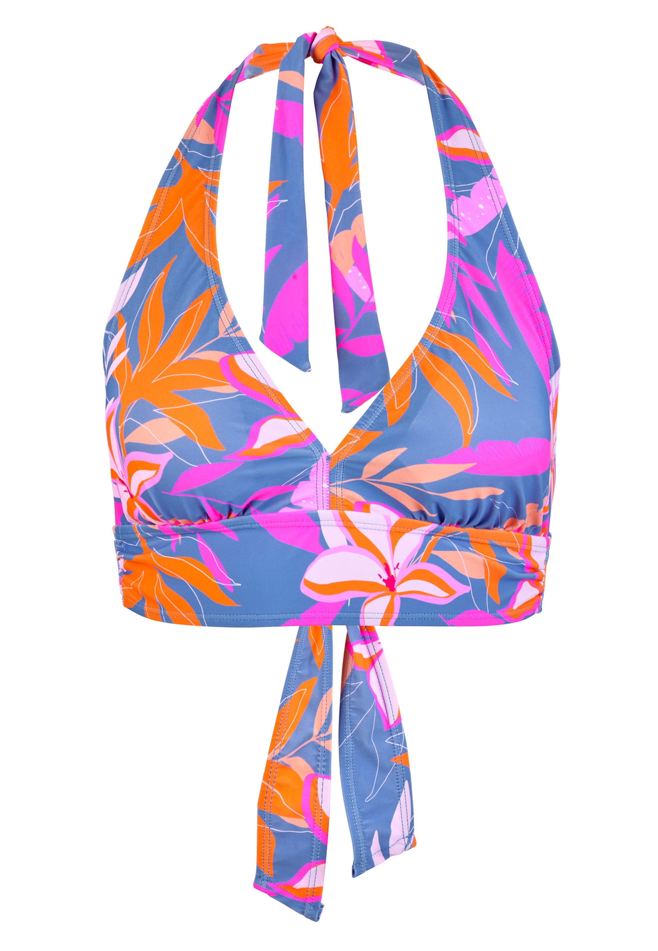 Hauts de bikini 'Tropical Flowers' BECO the world of aquasports en bleu : devant