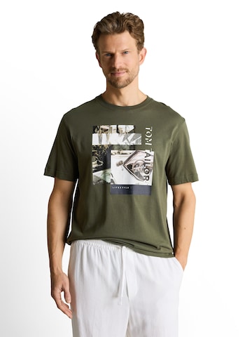 TOM TAILOR Bluser & t-shirts i grøn: forside