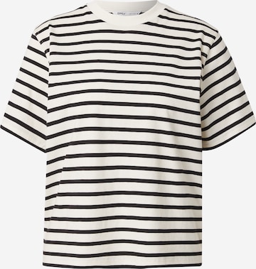 ONLY T-shirt i vit: framsida