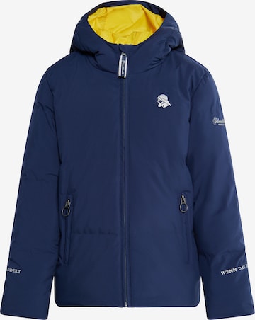Schmuddelwedda Weatherproof jacket 'Grassland' in Blue: front