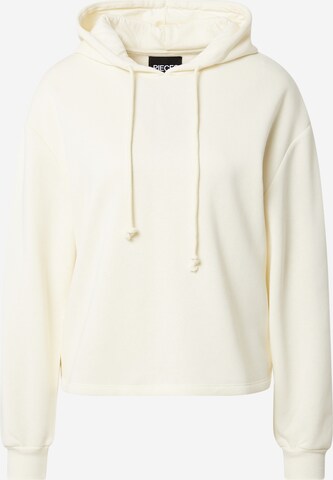 PIECES Sweatshirt 'CHILLI' in Beige: voorkant