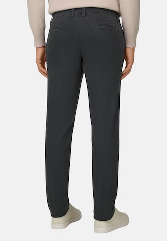 Boggi Milano Slim fit Chino trousers in Grey: back