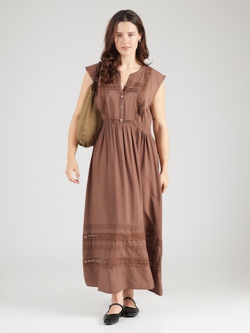 Vero Moda Curve - Vestido 'JULES' en marrón: frente