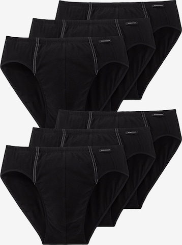 Slip ' Essentials ' SCHIESSER en noir : devant