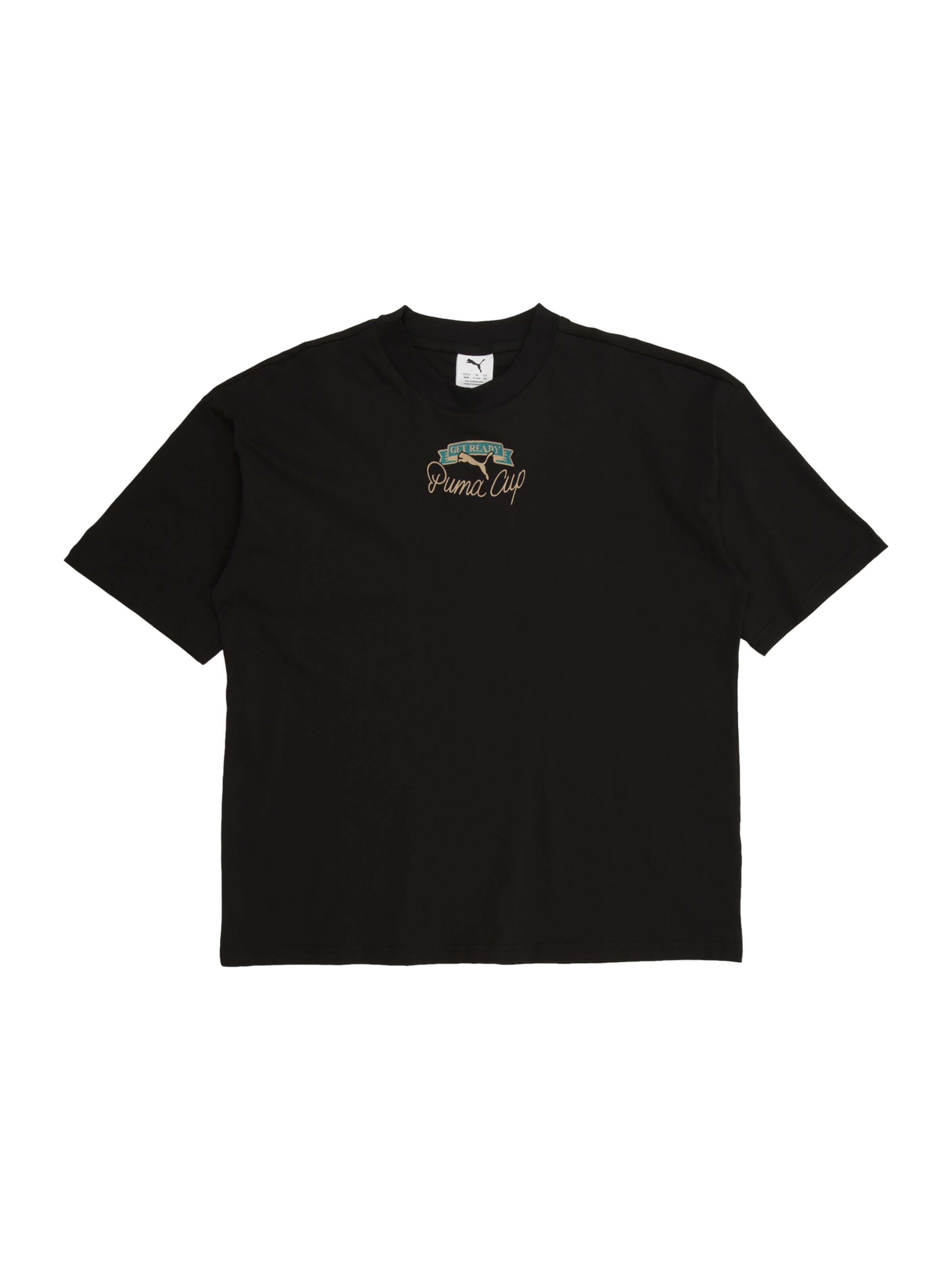 PUMA Póló 'World Cup' - fekete: elől