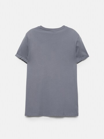 Pull&Bear Тениска в синьо