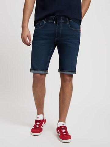 CROSS JEANS Regular Hosen kurz ' Jed ' in Blau: Vorderseite