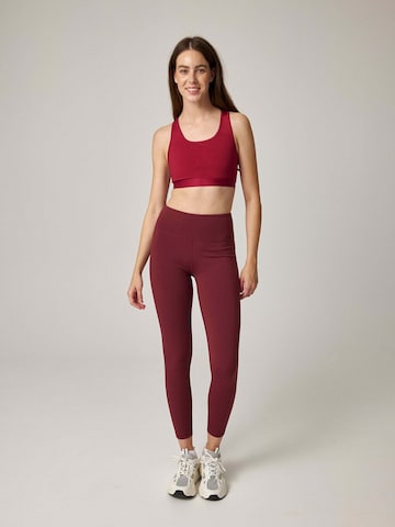 SNOCKS Regular Thermoleggings Damen in Rot: Vorderseite