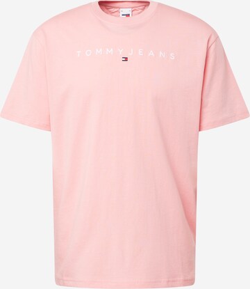 Tommy Jeans T-shirt i rosa: framsida