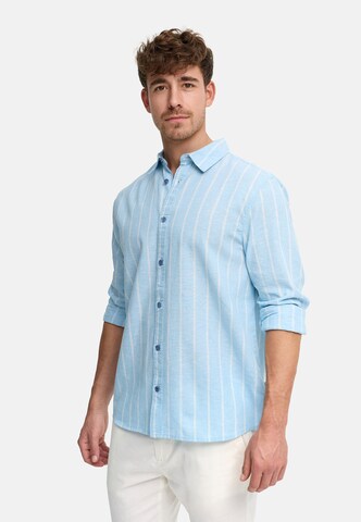 INDICODE JEANS Regular fit Business shirt 'Trypper' in Blue