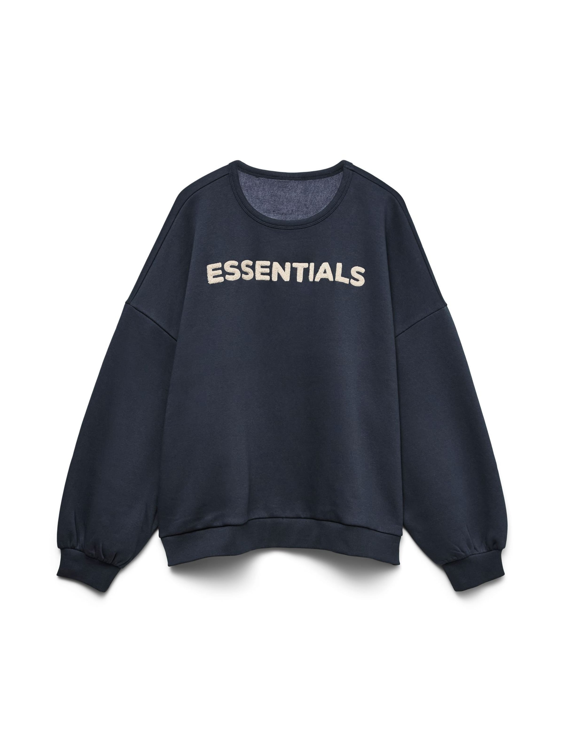 Sweat-shirt 'VMEline' VERO MODA en bleu : devant