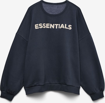 Sweat-shirt 'VMEline' VERO MODA en bleu : devant