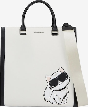 Karl Lagerfeld Handtasche 'Ikon Choupette' in Weiß: Vorderseite