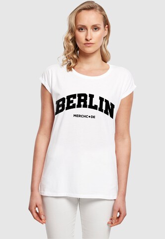 T-shirt 'Berlin' Merchcode en blanc : devant