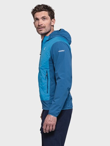 Schöffel Outdoorjas ' Hiking Hybrid Jk Style Blaueis MNS ' in Blauw