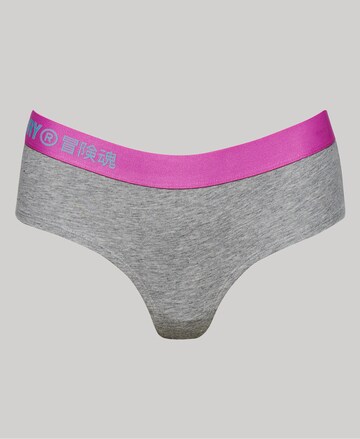 Superdry Athletic Bikini Bottoms in Grey: front