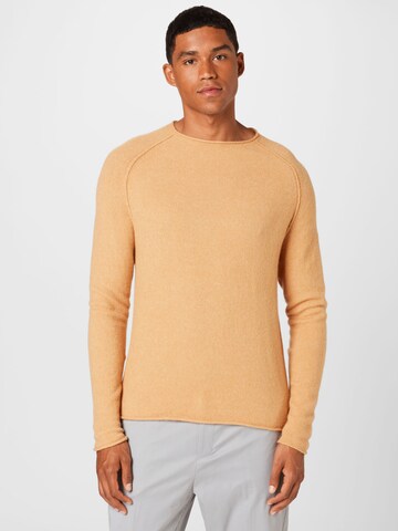 Pull-over 'DAMSVILLE' AMERICAN VINTAGE en orange : devant