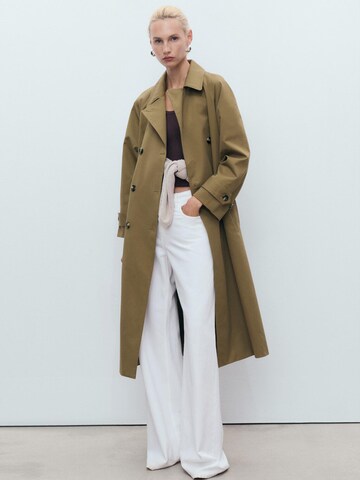 MANGO Between-seasons coat 'ANGELA' in Green