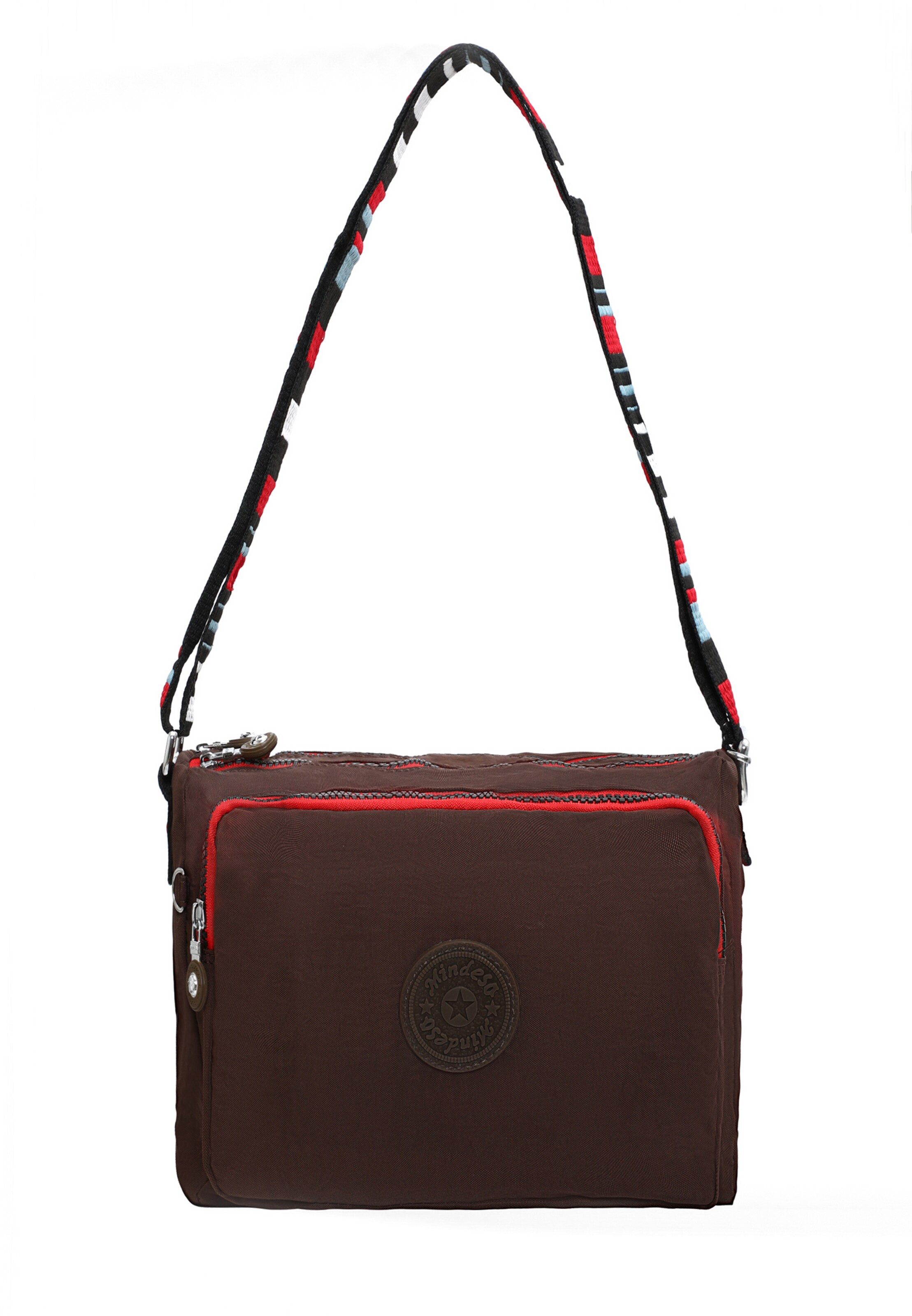 Mindesa Õlakott, värv pruun: eest vaates