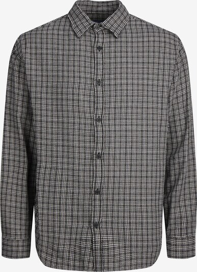 JACK & JONES Button Up Shirt in Black / White, Item view