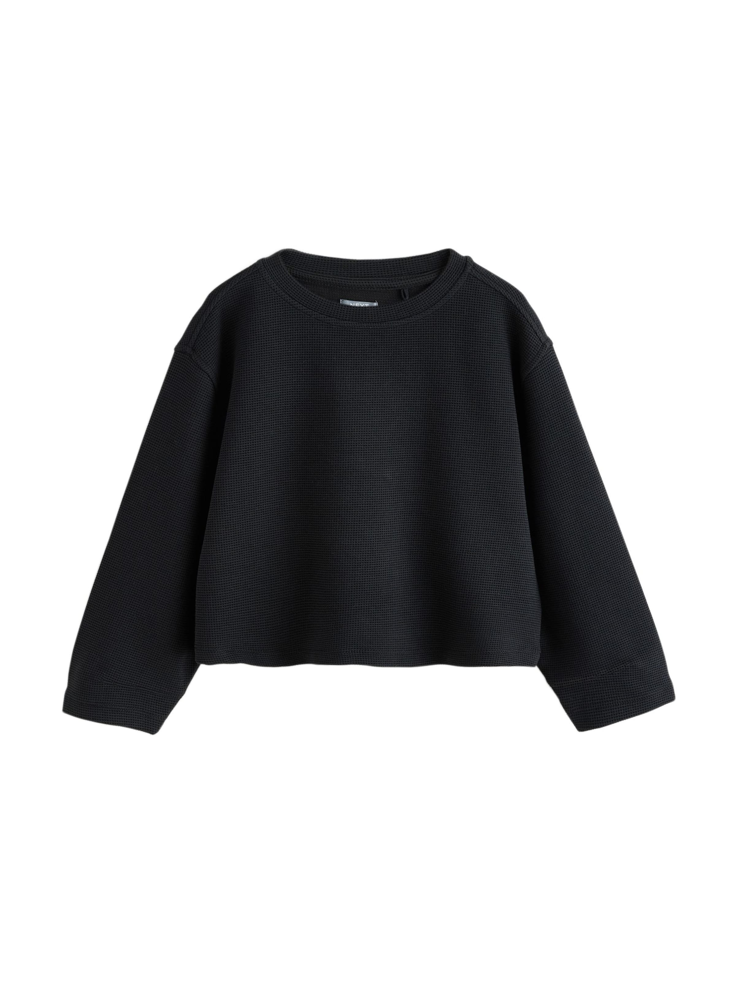 Next - Camiseta en negro: frente