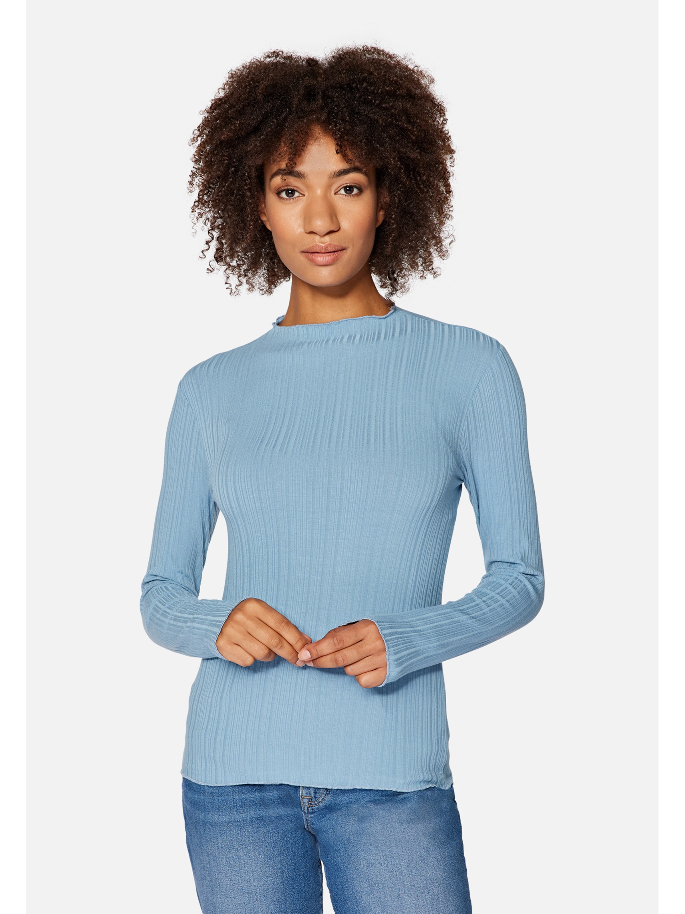 Frauen Shirts & Tops Mavi Pullover in Hellblau - WT65787 Frauen Shirts & Tops Mavi Pullover in Hellblau - WT65787
