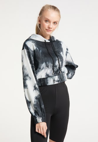 myMo ATHLSR Sweatshirt in Zwart: voorkant