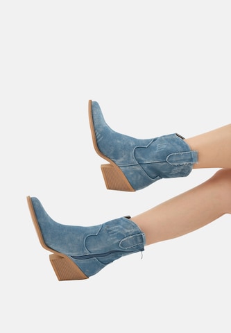 Elara Støvletter i blå