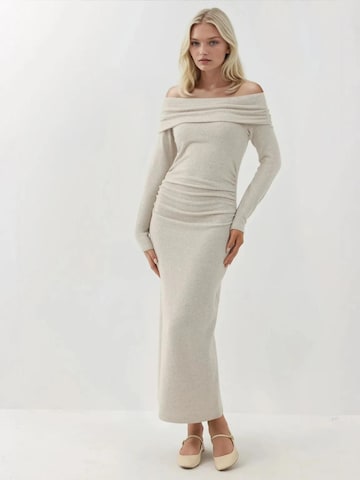 Hiccup Gebreide jurk in Wit: voorkant