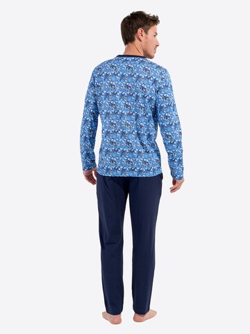 HOM Pyjama lang ' Vibe ' in Blauw