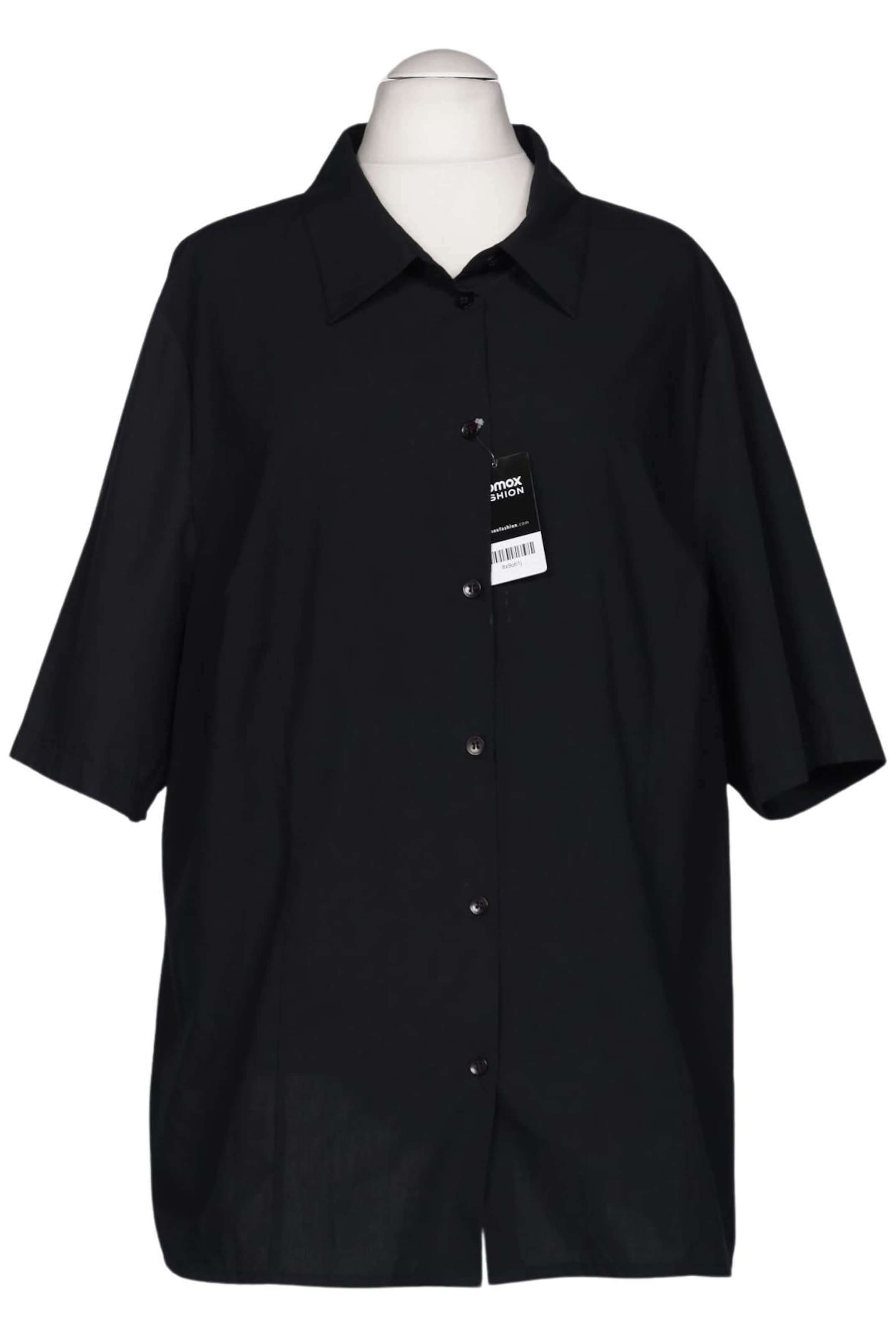 Ulla Popken Bluse 7XL in Schwarz: Vorderseite