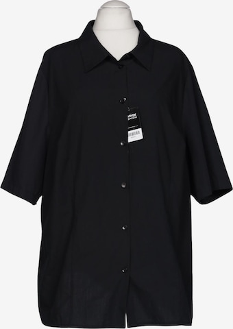 Ulla Popken Bluse 7XL in Schwarz: Vorderseite