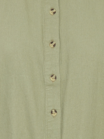 Camicia da donna 'LINO' di ICHI in verde
