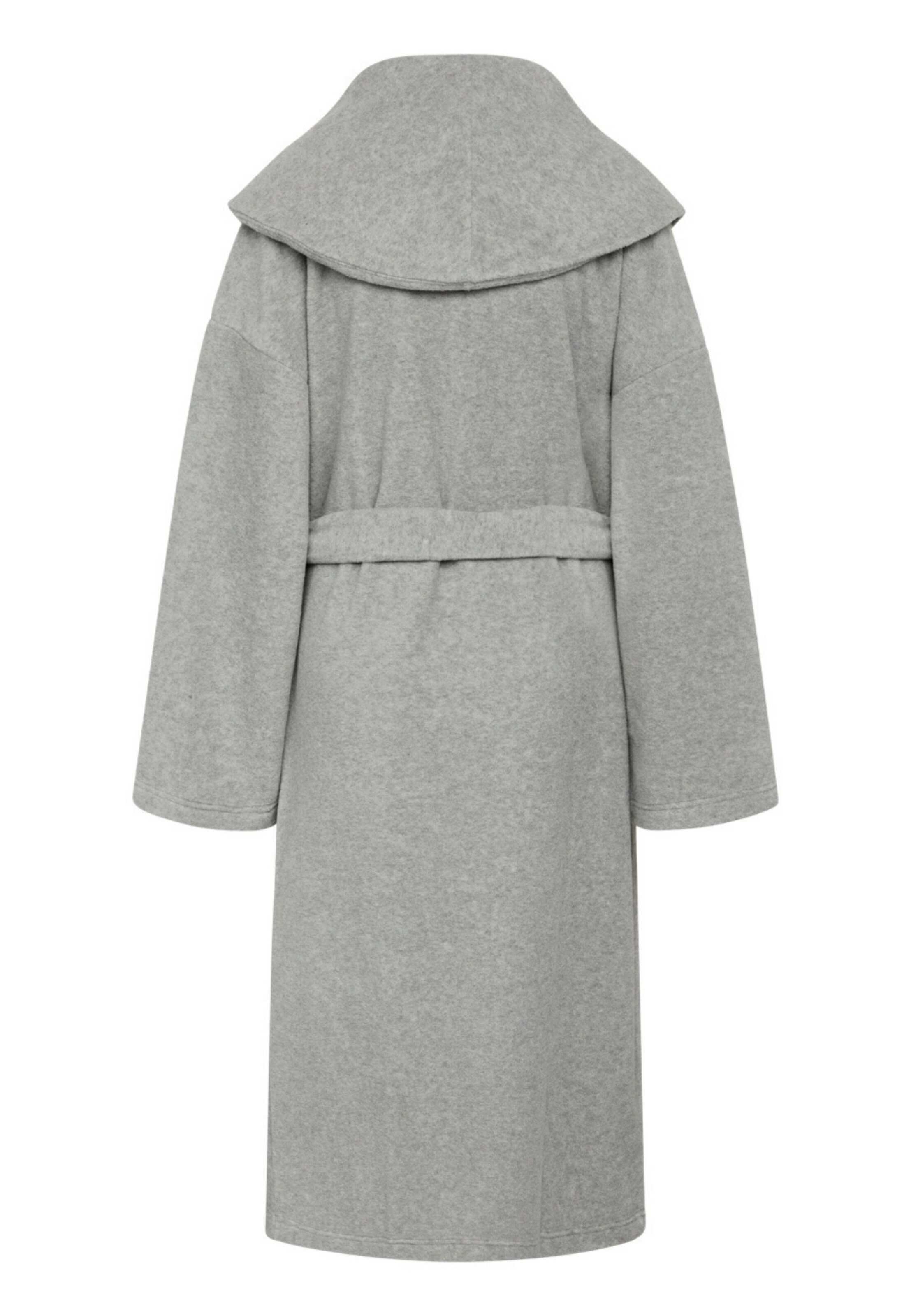CC DK - Albornoz largo 'Lisa' en gris: atrás