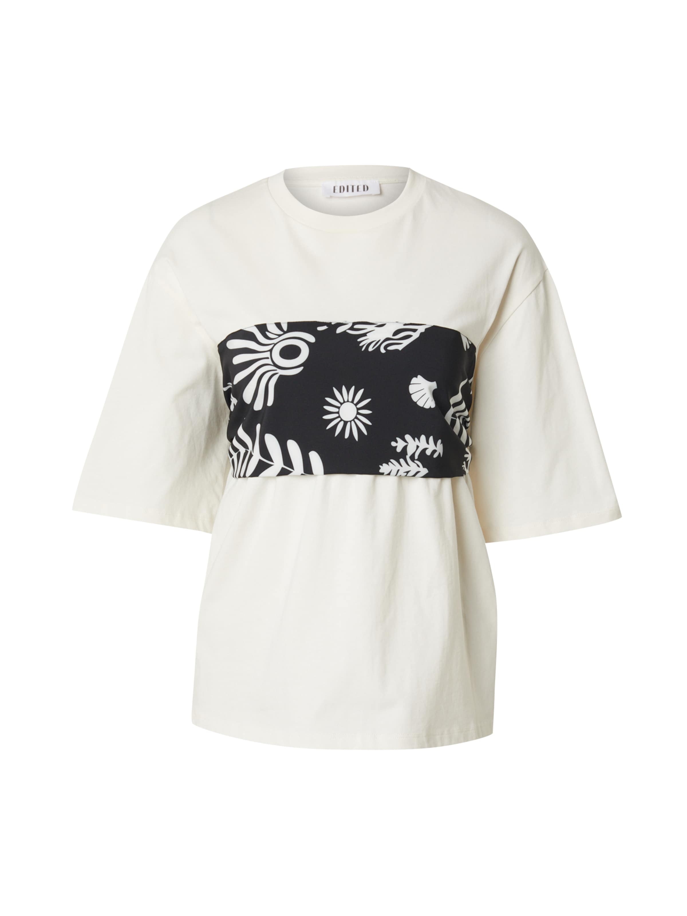 EDITED Футболка 'Ulfa' в Белый: спереди