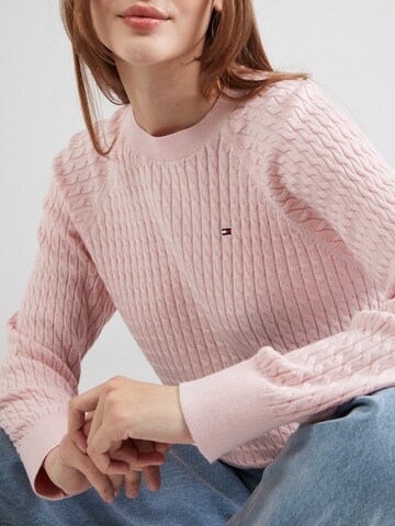 TOMMY HILFIGER Pullover in Pink
