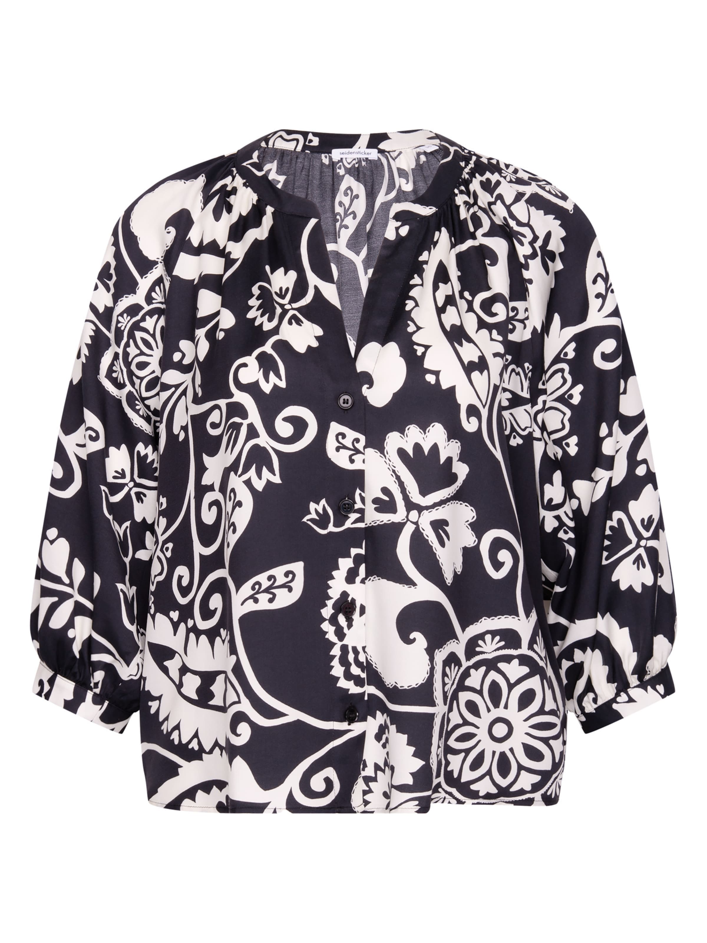 SEIDENSTICKER Tunic in Black: front