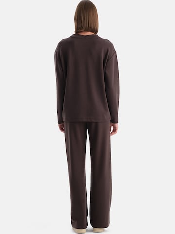 Evazați Pantaloni de la Dagi pe maro