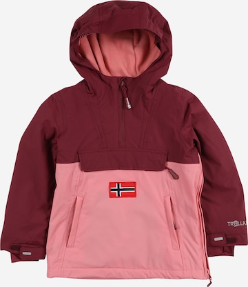 TROLLKIDSOutdoor jakna - roza boja: prednji dio