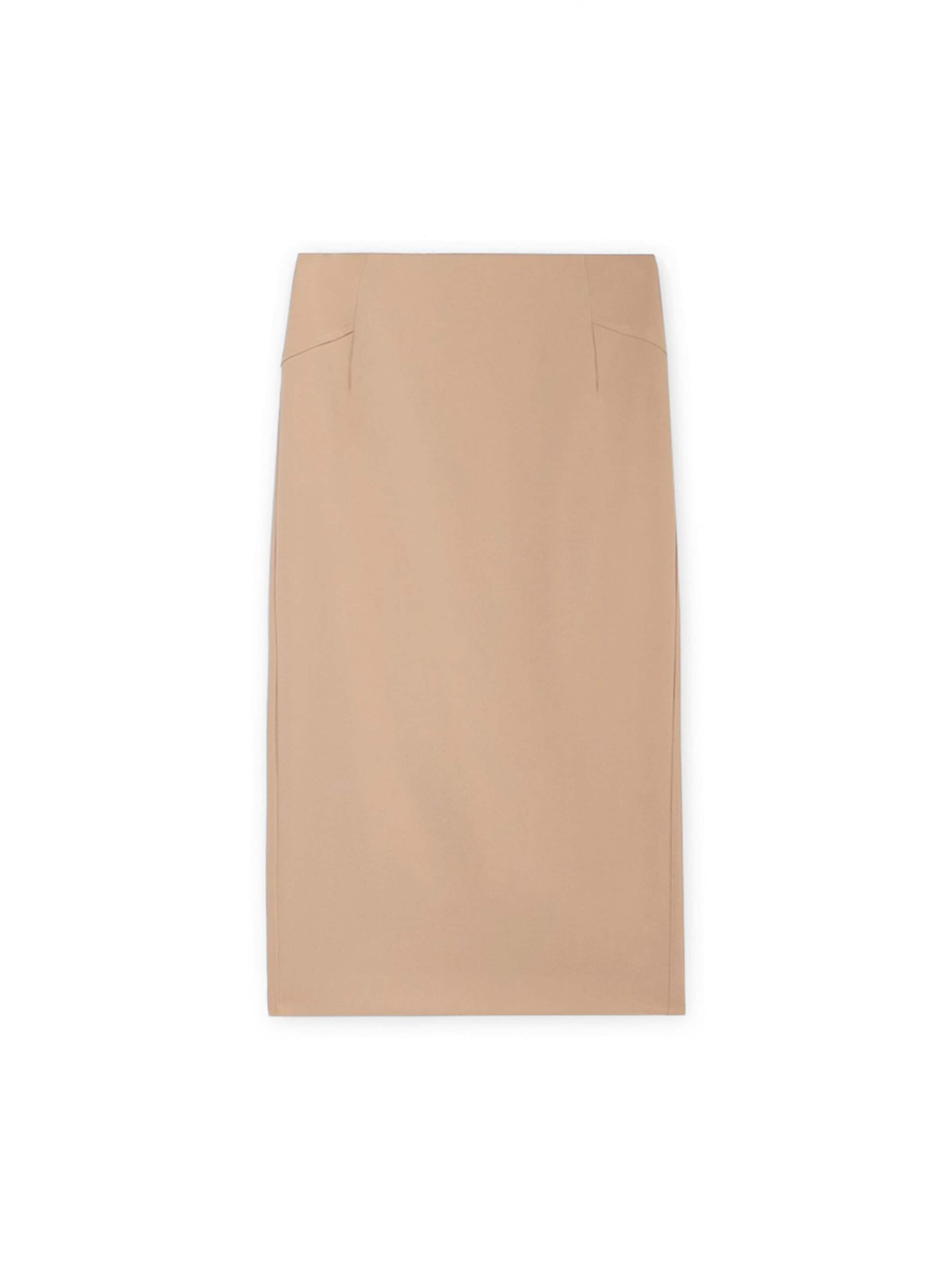 Trussardi - Falda en beige: frente