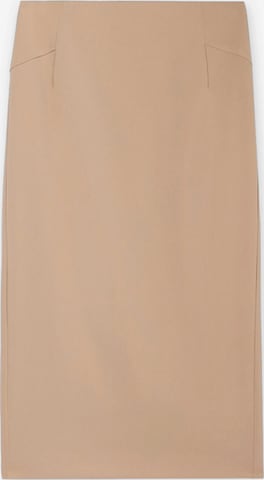 Gonna di Trussardi in beige: frontale